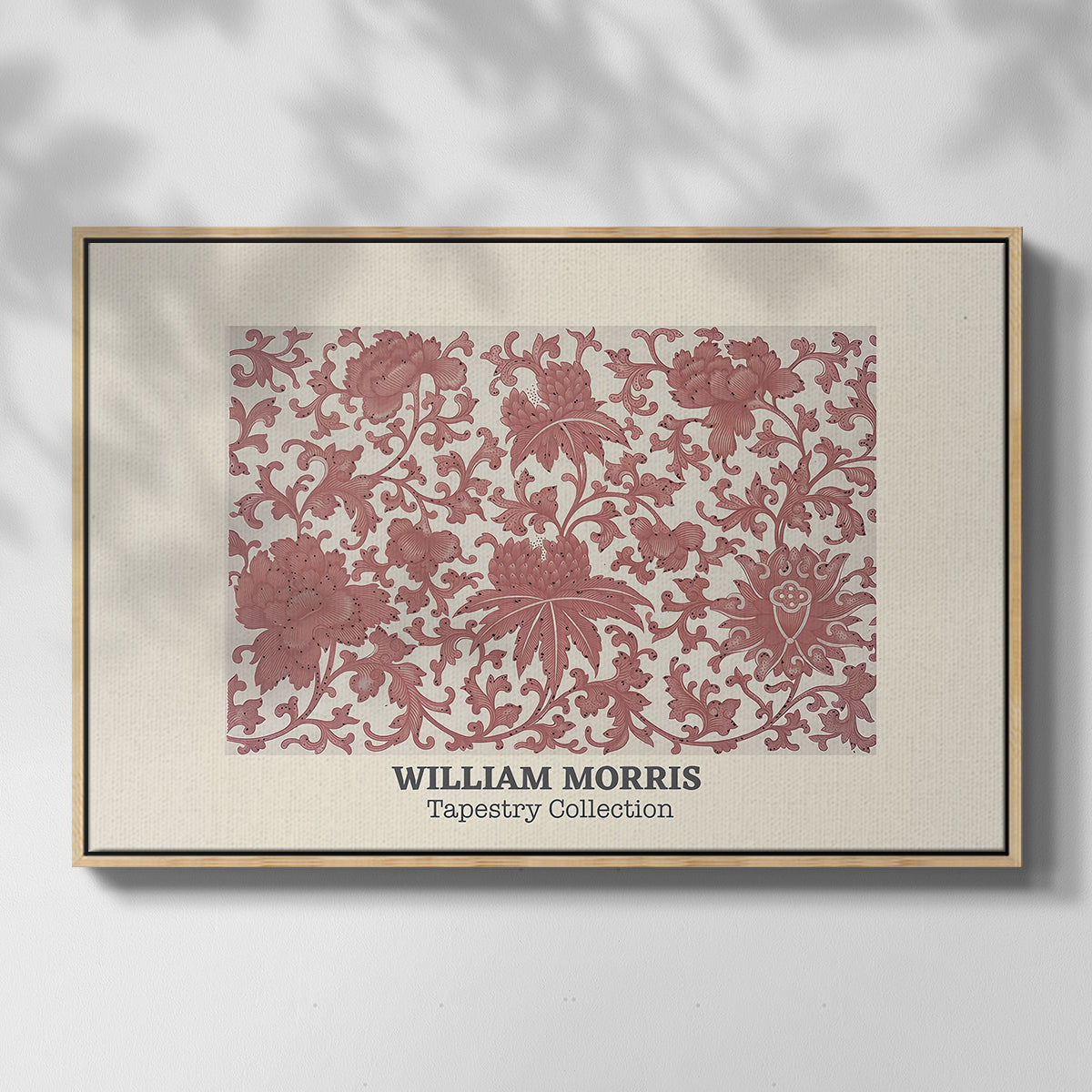 Examples of Chinese Ornament, Pl. XCIII (Morris Inspired), 1867 - Floater Framed Canvas Print