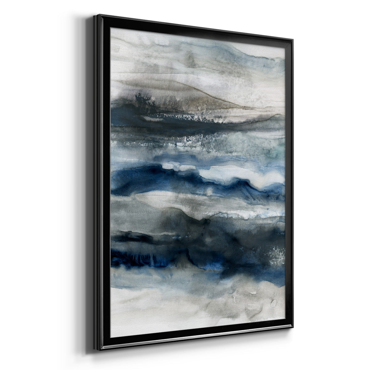 Ocean Depths - Modern Framed Canvas Print