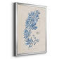 Blue Marine Algae III - Modern Framed Canvas Print