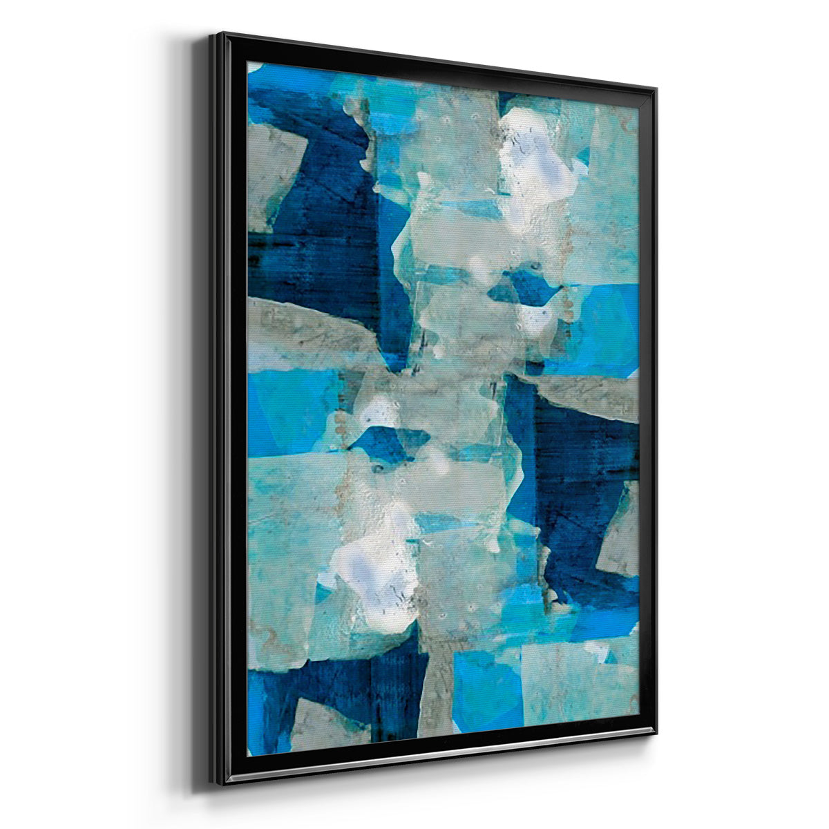 Impasto I - Modern Framed Canvas Print
