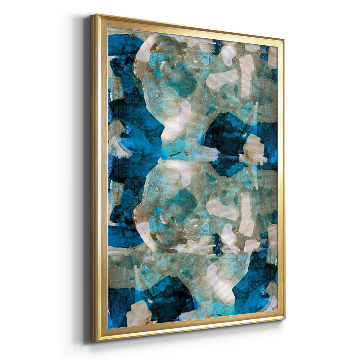 Impasto II - Modern Framed Canvas Print