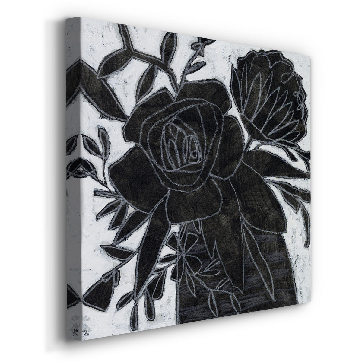 Chalkboard Garden II - Canvas Art Print