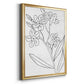 Botanical Sketch II - Modern Framed Canvas Print