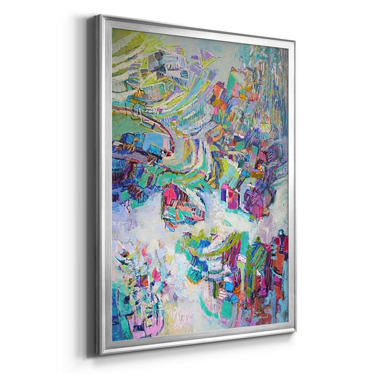 Gathering up the Goddess II - Modern Framed Canvas Print