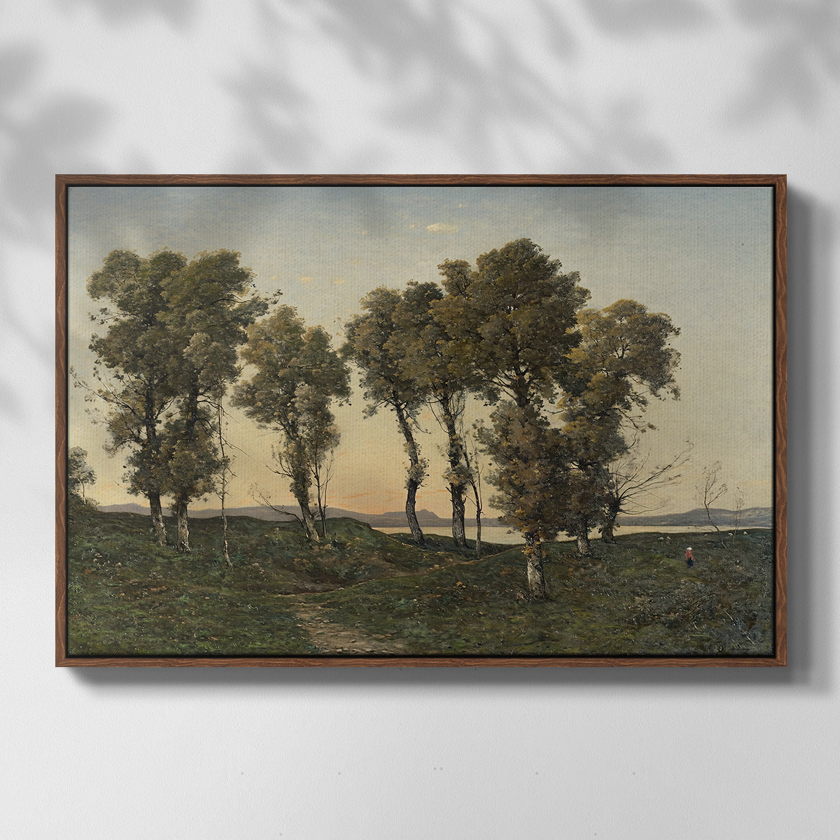 Autumn Evening, 1894 - Floater Framed Canvas Print