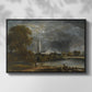 Salisbury Cathedral from the Meadows, c. 1831 - Floater Framed Canvas Print