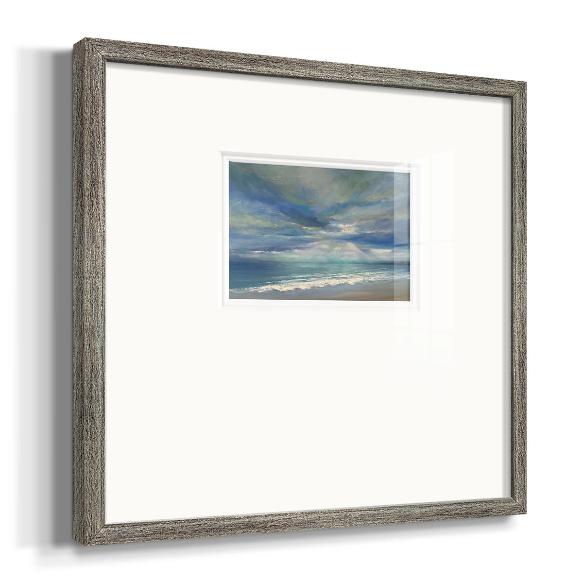 God Rays Premium Framed Print Double Matboard