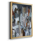 Western Metropolis - Modern Framed Canvas Print