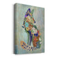 Fantastic Florals Fox, Sitting - Canvas Art Print