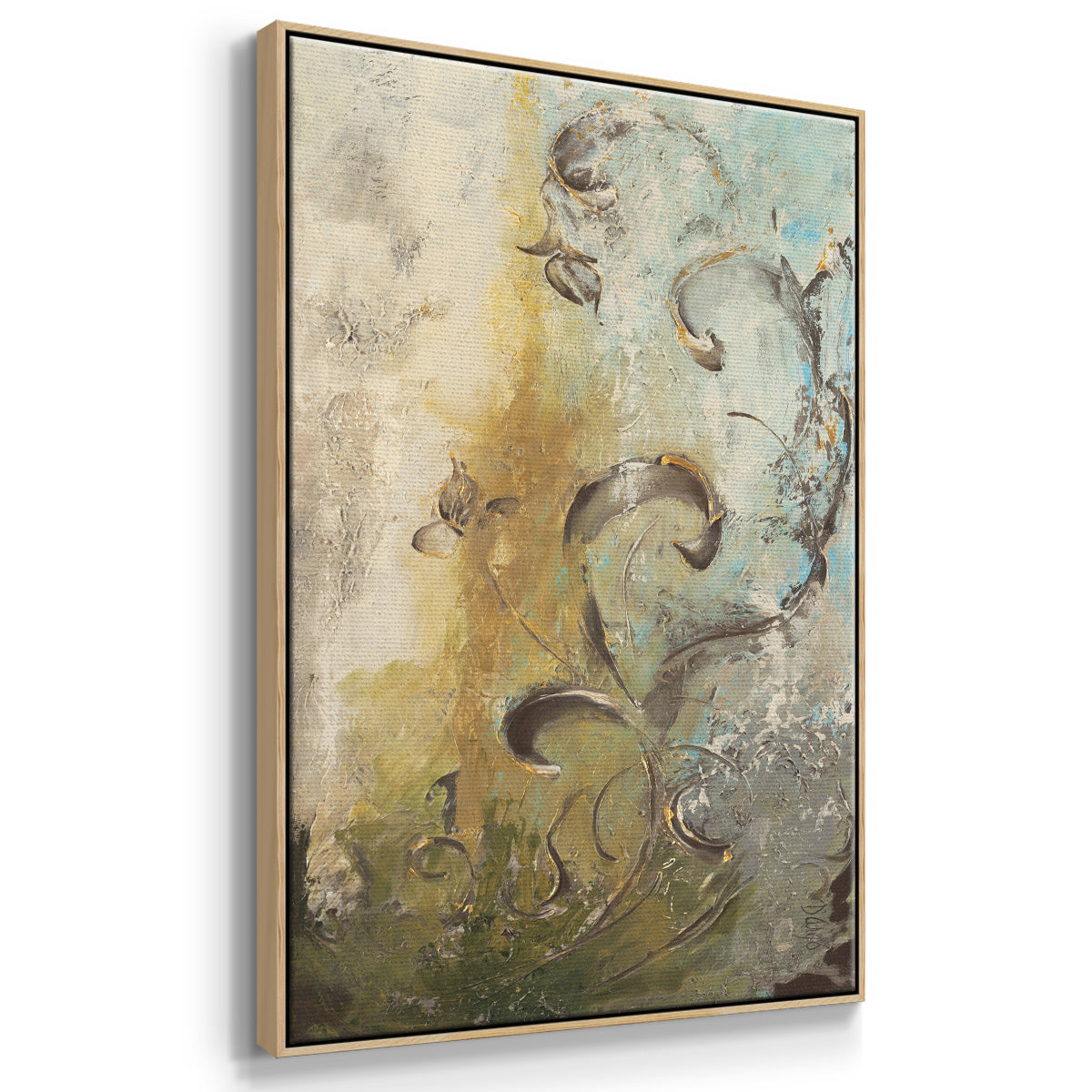 Enchanted Garden I - Framed Premium Gallery Wrapped Canvas L Frame - Ready to Hang