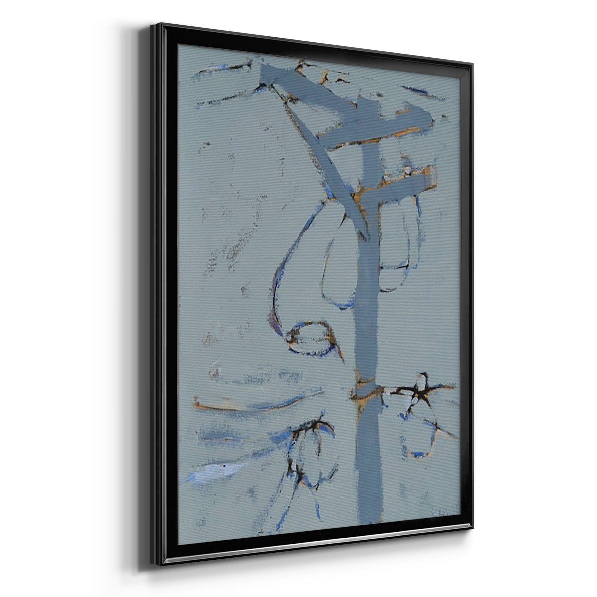 Wires VI - Modern Framed Canvas Print
