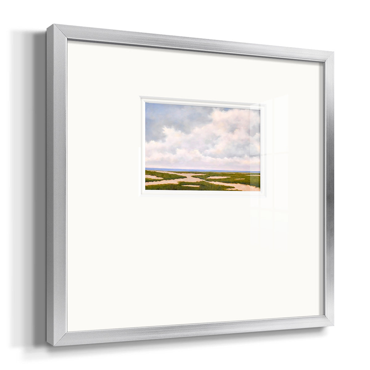 Beach Dunes Premium Framed Print Double Matboard