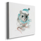 Christmas Critter Mouse-Premium Gallery Wrapped Canvas - Ready to Hang