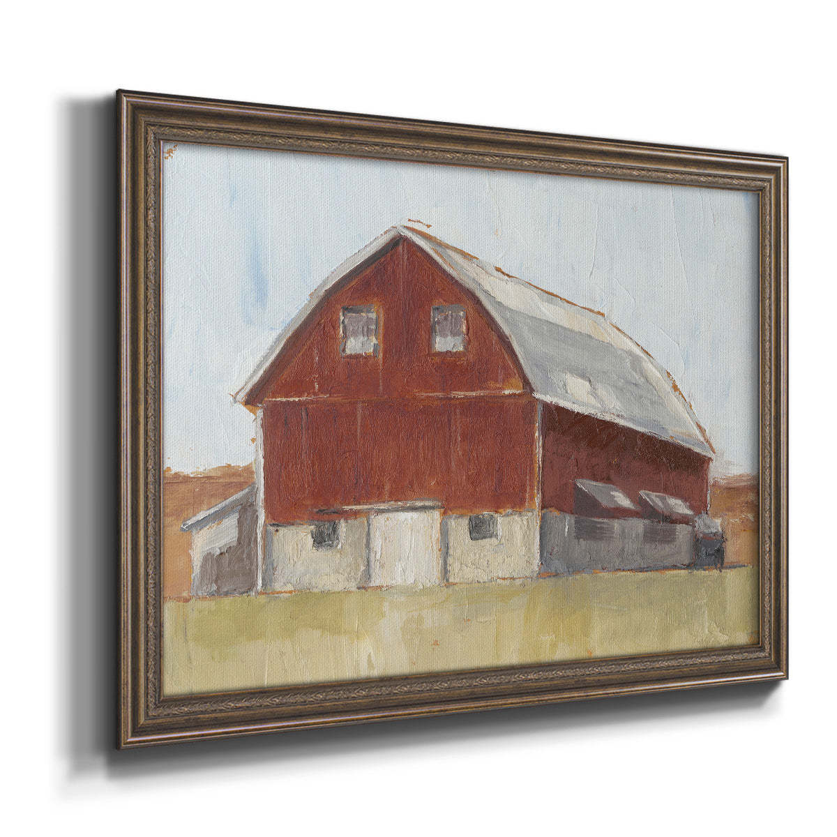 Rustic Red Barn II Premium Framed Canvas- Ready to Hang