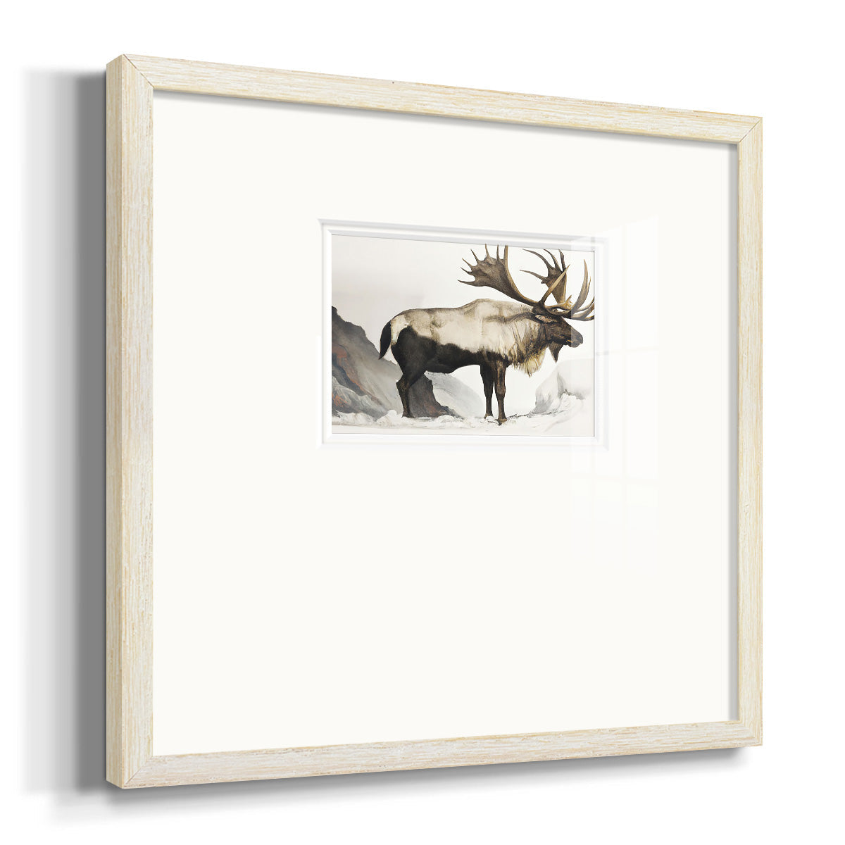 Elk Mounrtain Premium Framed Print Double Matboard