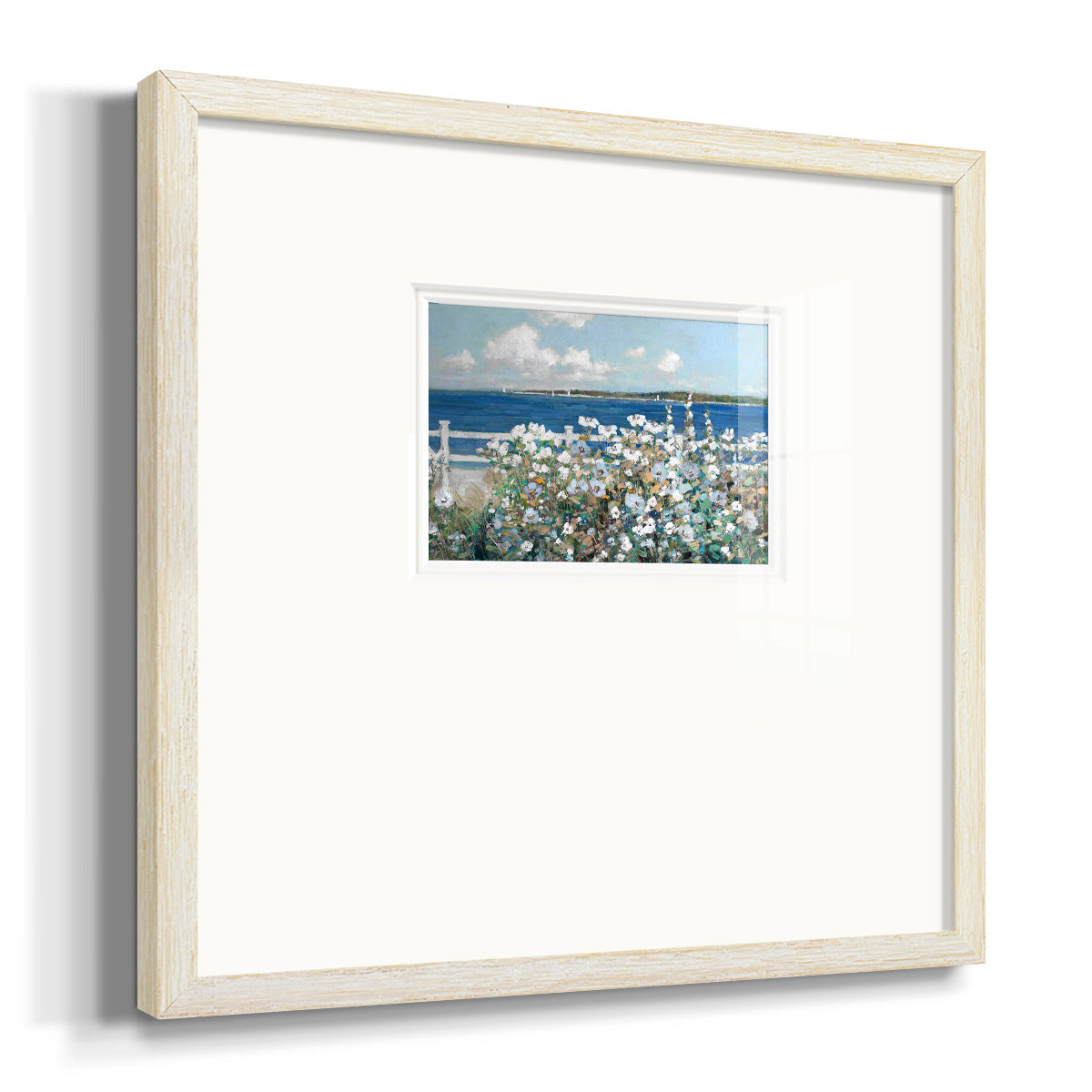 Bayside Garden Premium Framed Print Double Matboard