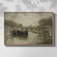 The Bridge (Le pont), 1895 - Floater Framed Canvas Print