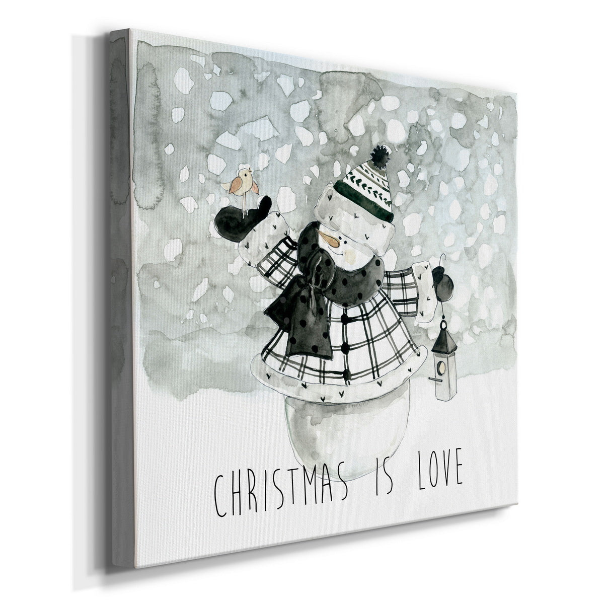 Christmas Is Love-Premium Gallery Wrapped Canvas - Ready to Hang