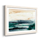 Sea Foam Flow II - Barnwood Framed Art Print