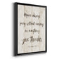 Rejoice Always - Modern Framed Canvas Print