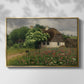 Farmhouse with Meadow Flowers, 1909 - Floater Framed Canvas Print