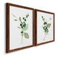 Sprigs in Green I   - Premium Framed Canvas 2 Piece Set - Ready to Hang