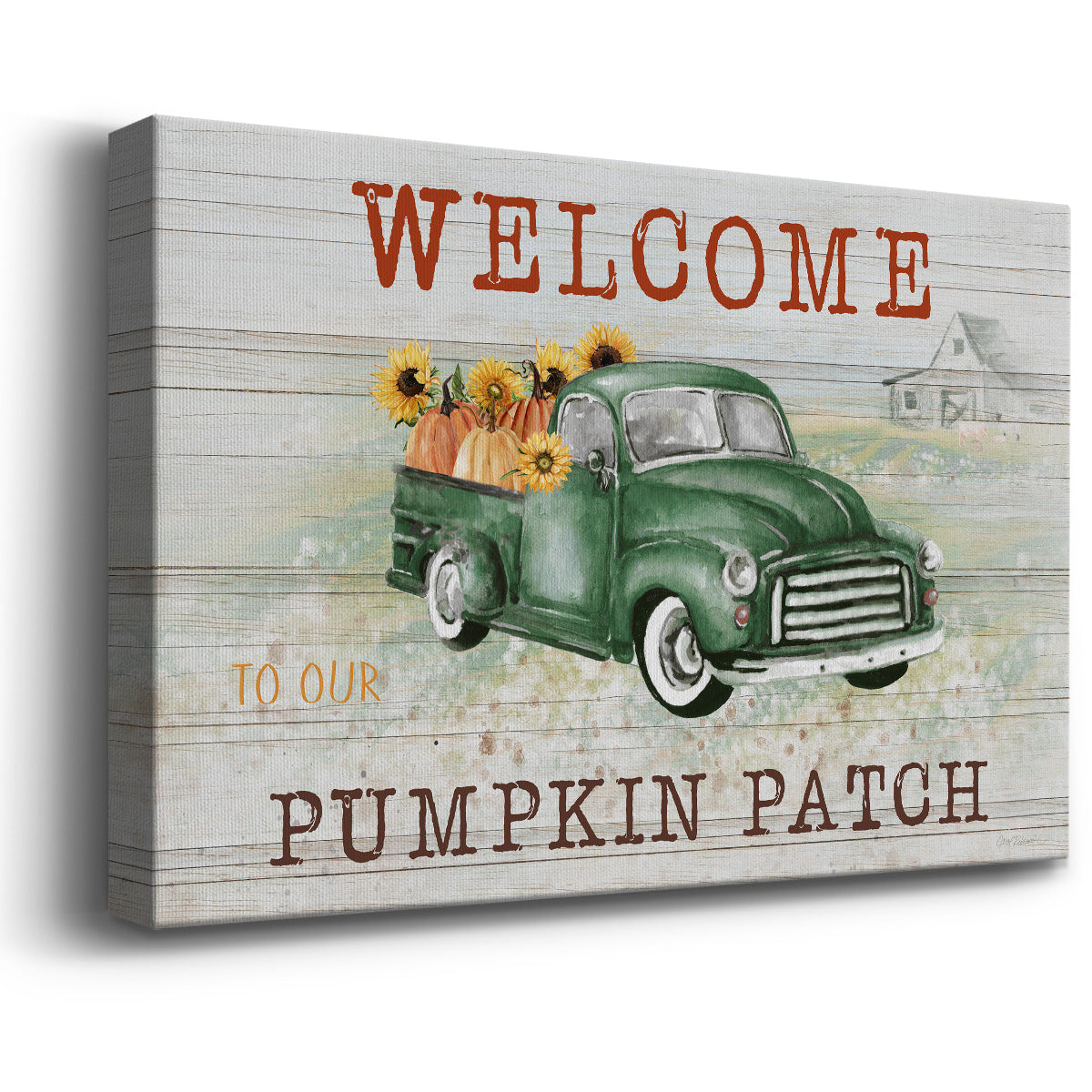 Pumpkin Patch - Canvas Art Print