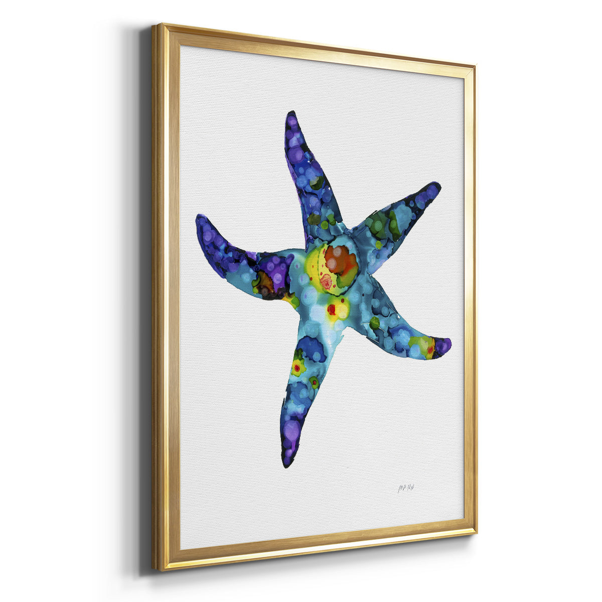 Sea Star - Modern Framed Canvas Print