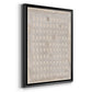 Pearl Punch Card I - Modern Framed Canvas Print