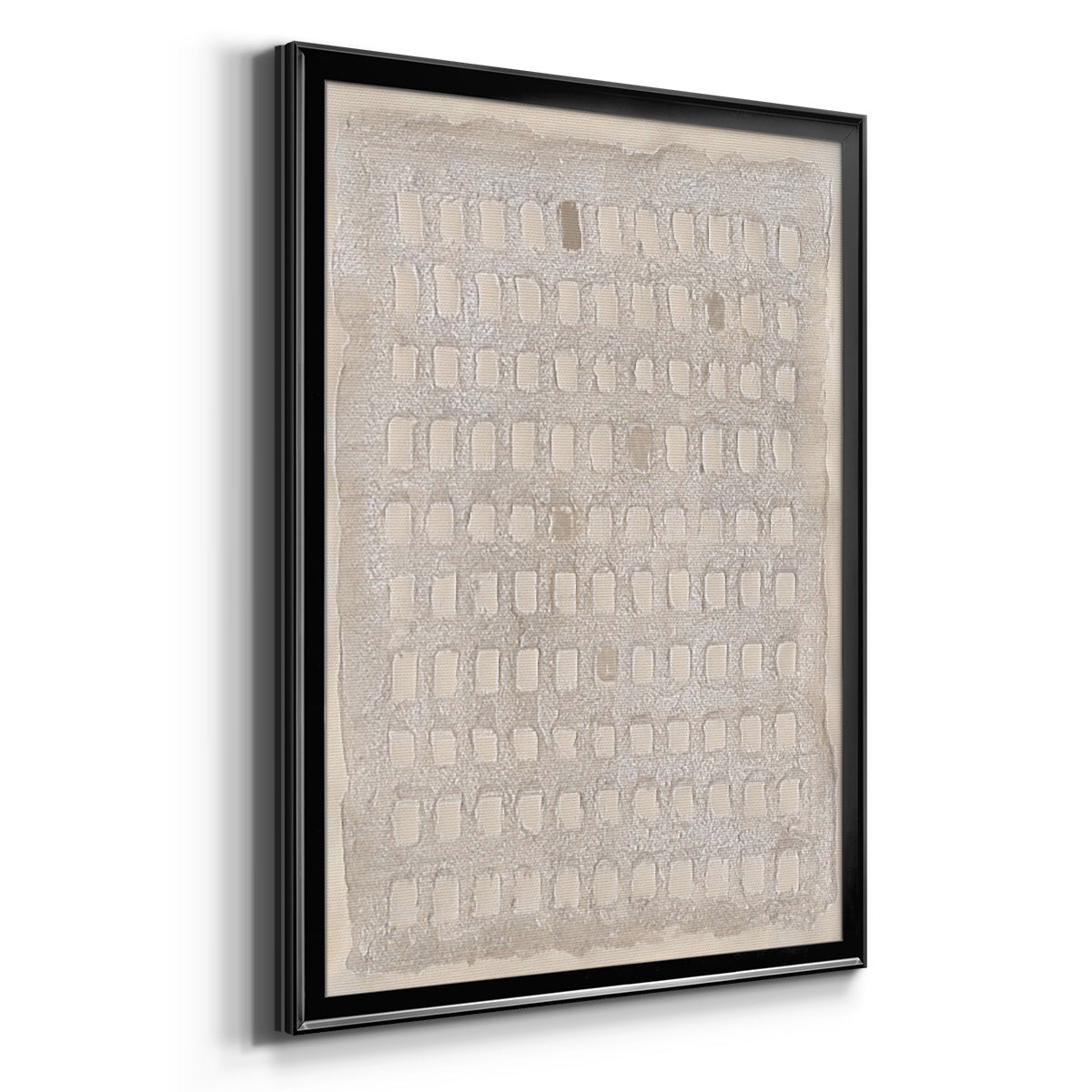 Pearl Punch Card I - Modern Framed Canvas Print