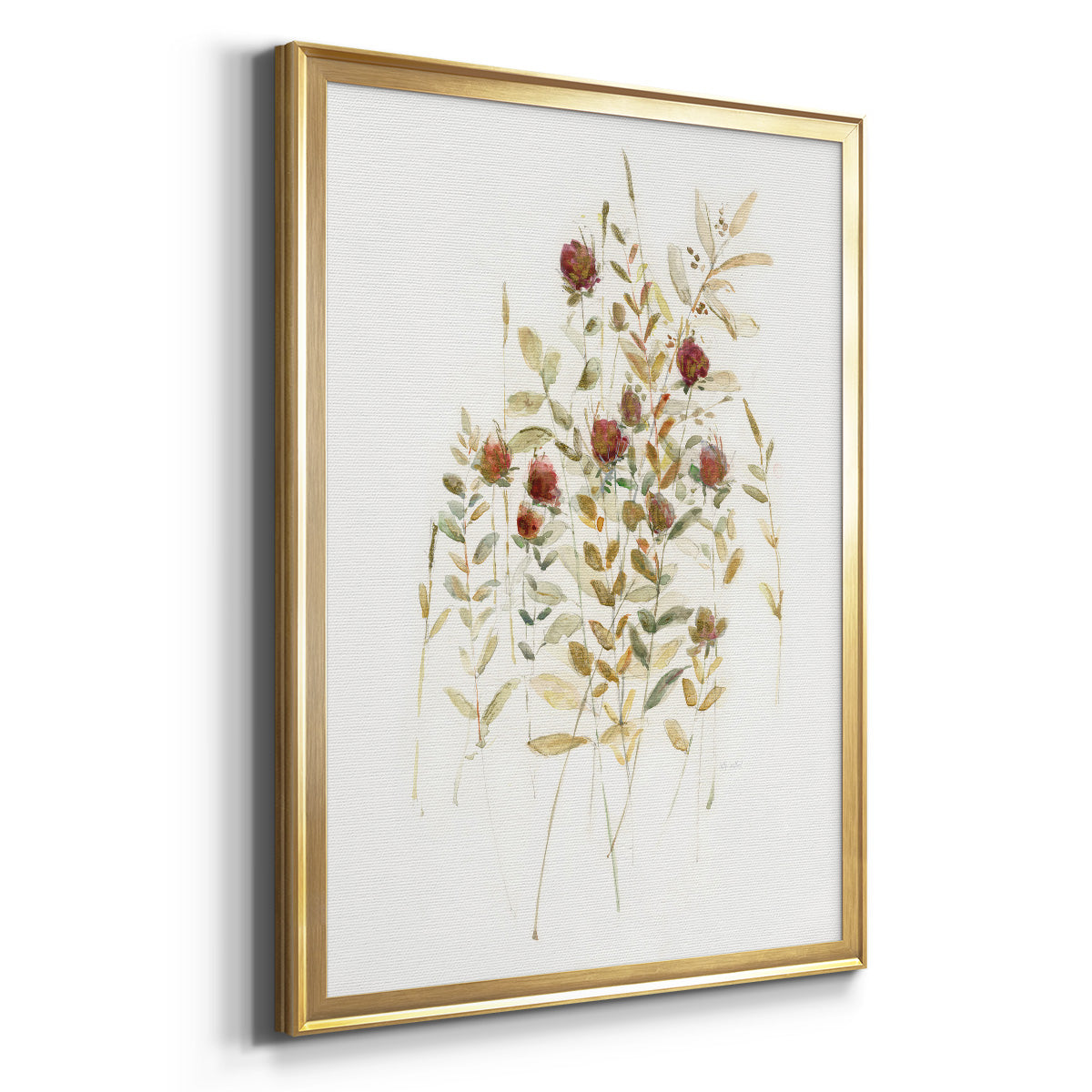 Wildflower Breeze I - Modern Framed Canvas Print