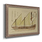 Antique Ship Plan VI Premium Framed Canvas- Ready to Hang