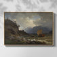 From the Western Coast of Norway, 1862 - Floater Framed Canvas Print