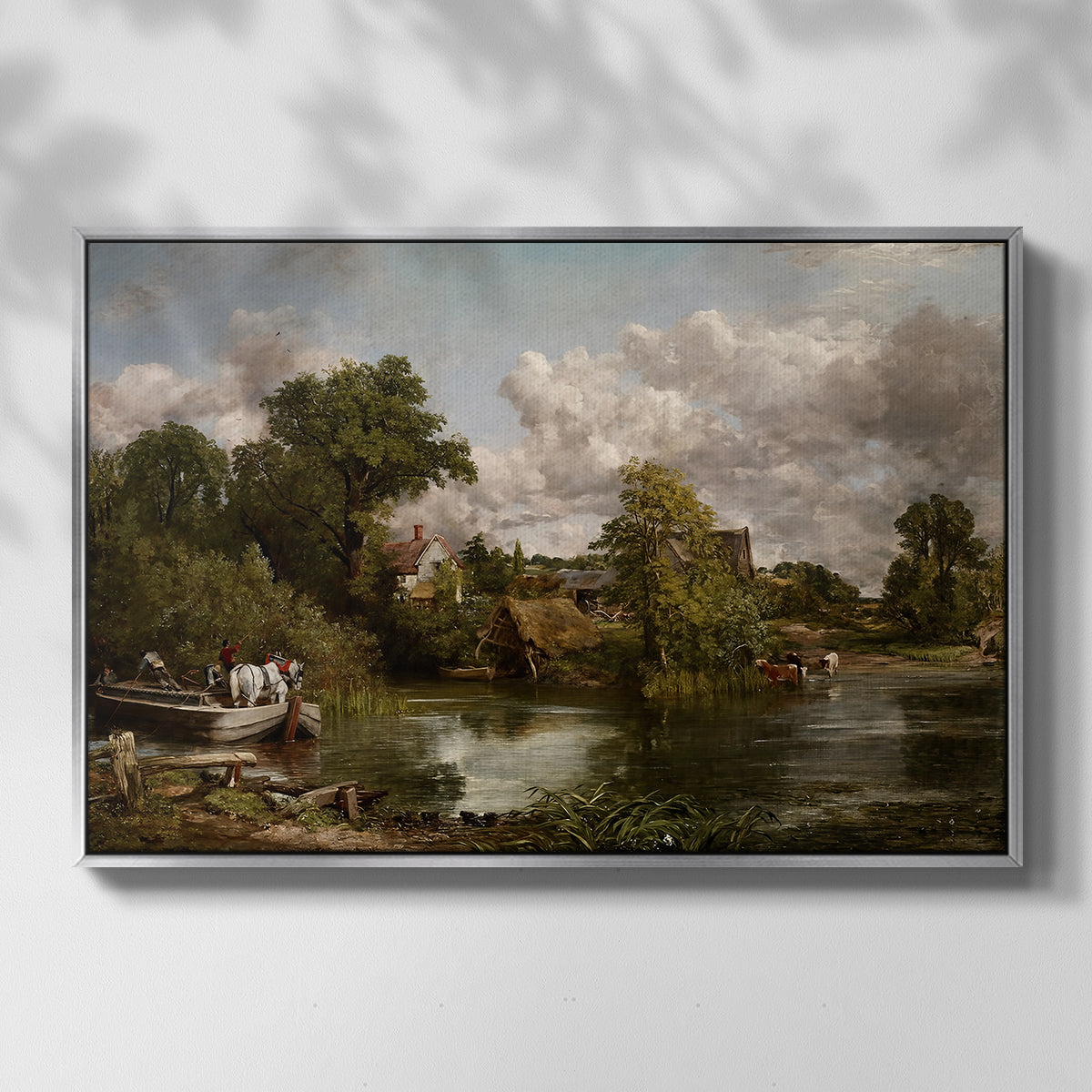 The White Horse, 1819 - Floater Framed Canvas Print