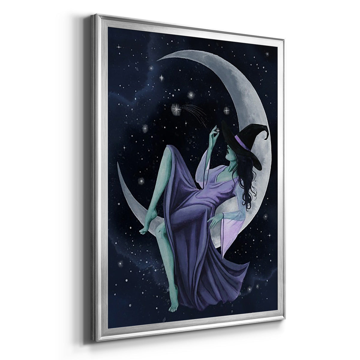 Star Sorceress I - Modern Framed Canvas Print