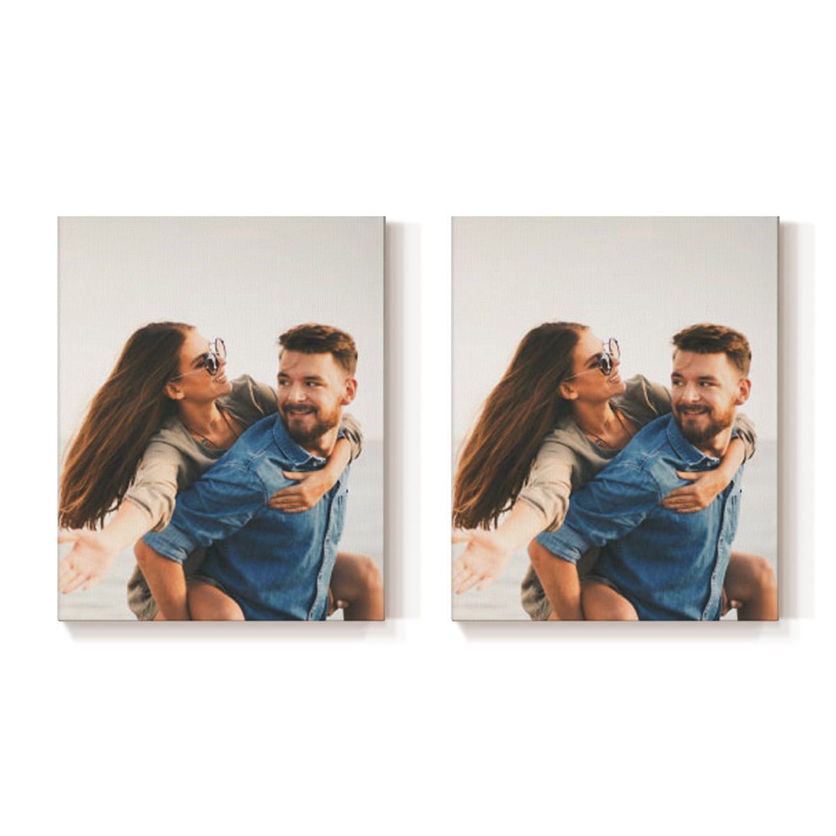 Set of 2 Restickable Custom Framed Photos - 8" x 10"