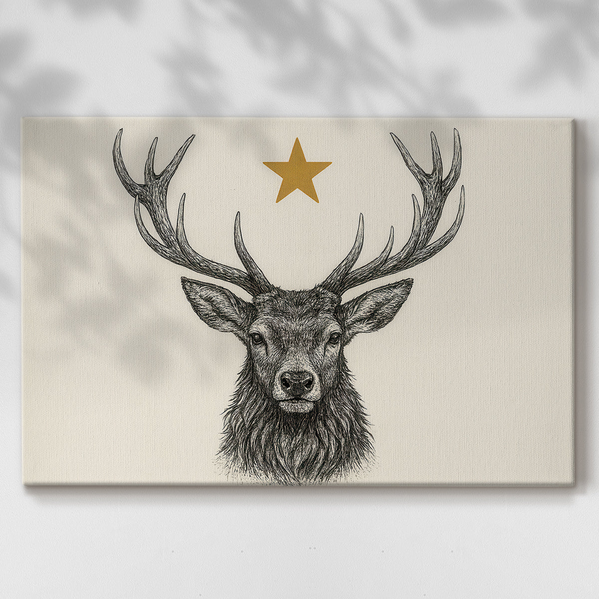 Hearth of Frostlit Carol - Canvas Art Print