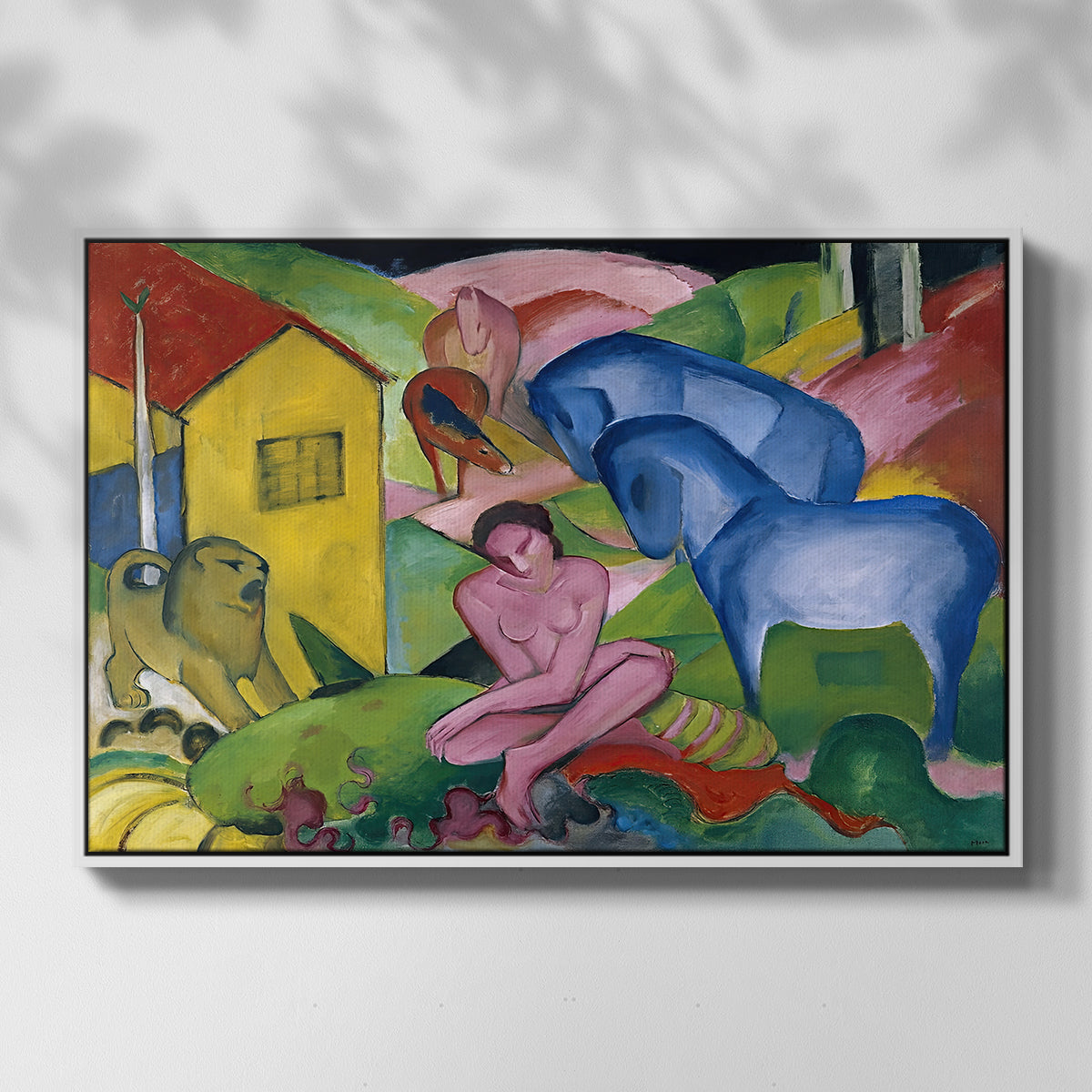 The Dream, 1912 - Floater Framed Canvas Print