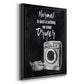Normal Is Just A Setting - Modern Framed Canvas Print