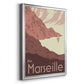 French Coast I - Modern Framed Canvas Print