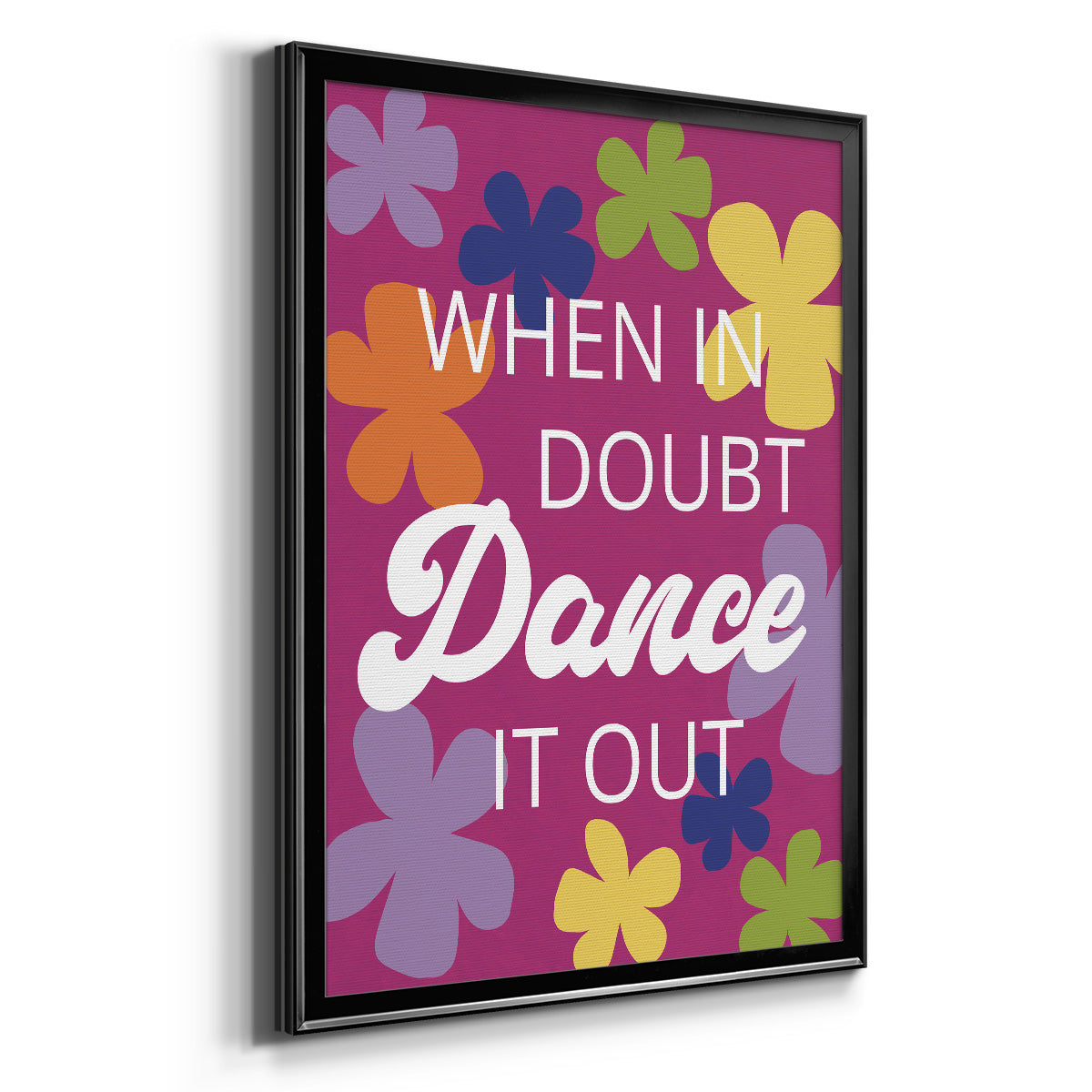 Dance It Out - Modern Framed Canvas Print
