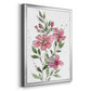 Watercolor Floral Stems I - Modern Framed Canvas Print