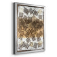 Raffia Palm II - Modern Framed Canvas Print