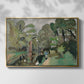 The Little Fisherman, Maintenon, 1918 - Floater Framed Canvas Print