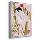 Birds in Motion VI - Modern Framed Canvas Print