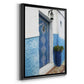 Morocco Door - Modern Framed Canvas Print