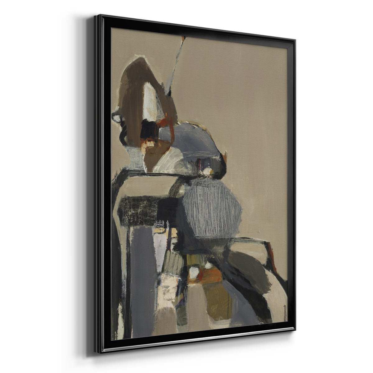 Landslide - Modern Framed Canvas Print