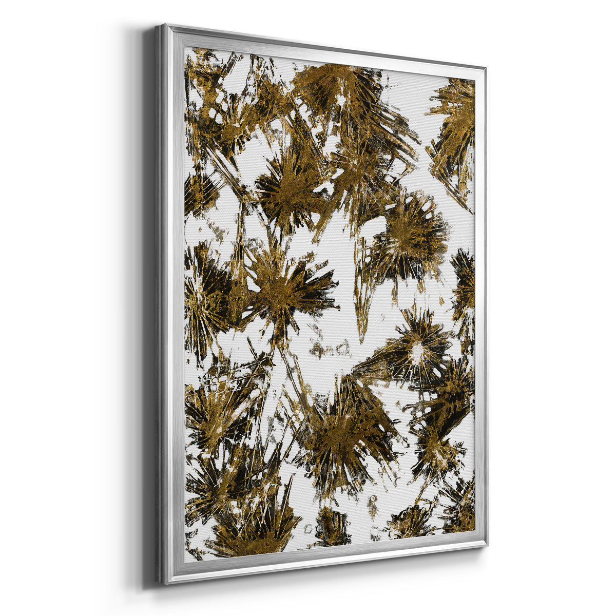 Fireworks - Modern Framed Canvas Print