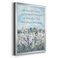 Be Strong Flower Field - Modern Framed Canvas Print