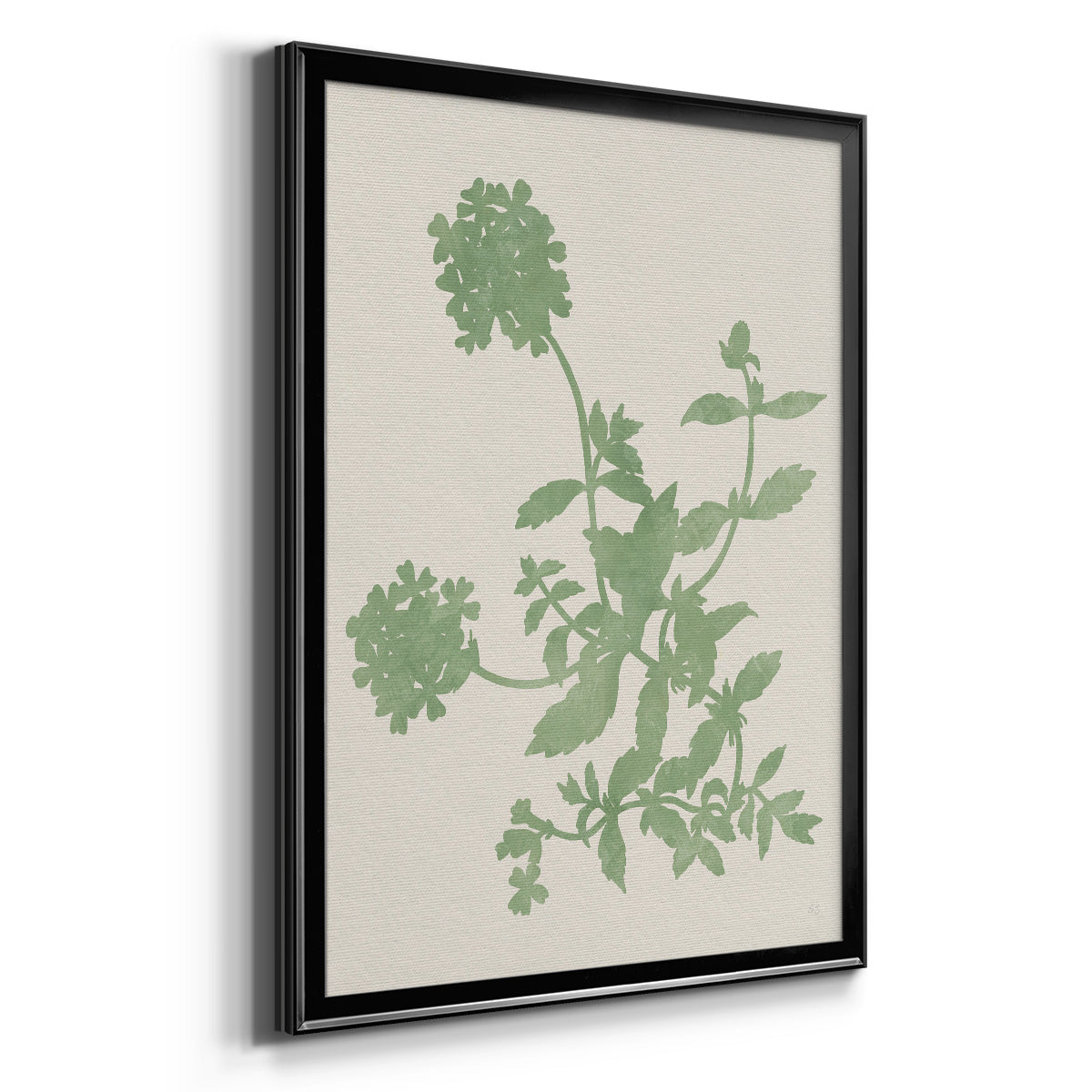 Vintage Garden II - Modern Framed Canvas Print